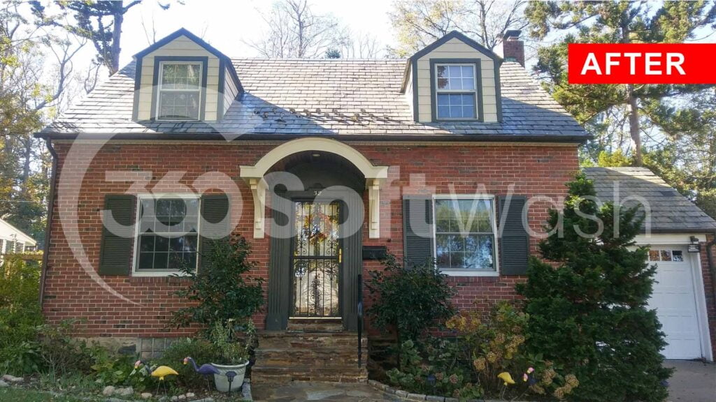 no pressure slate roof cleaning near me